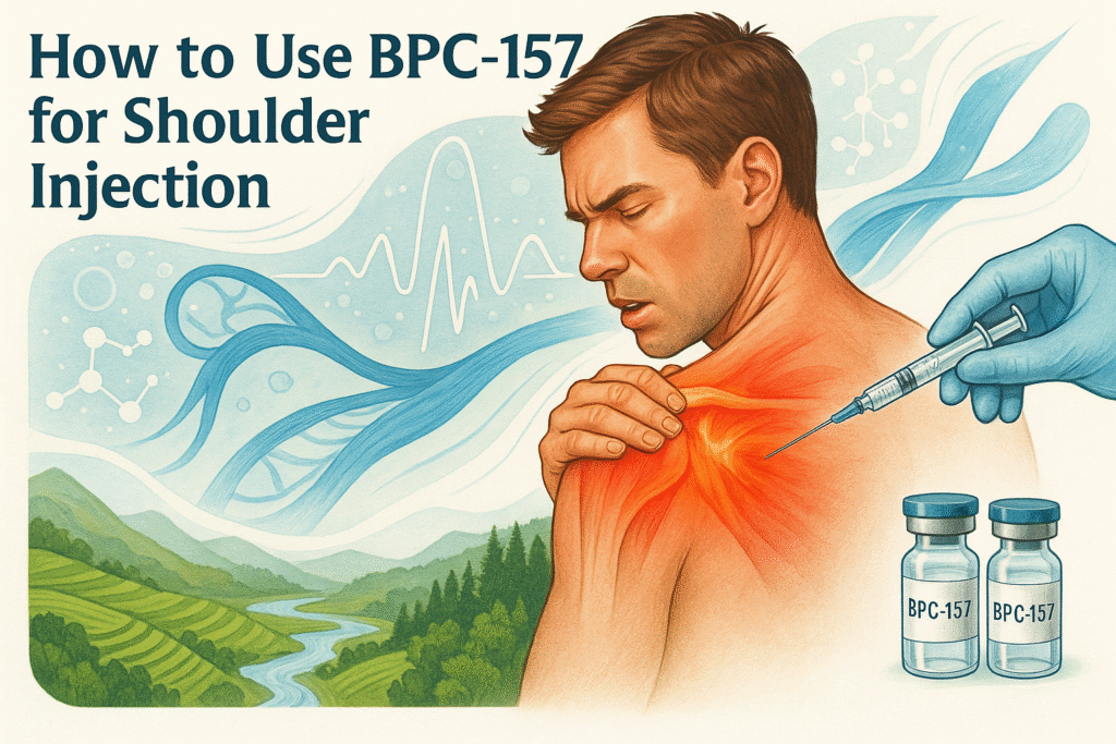 Step-by-step guide for injecting BPC-157 into the shoulder
