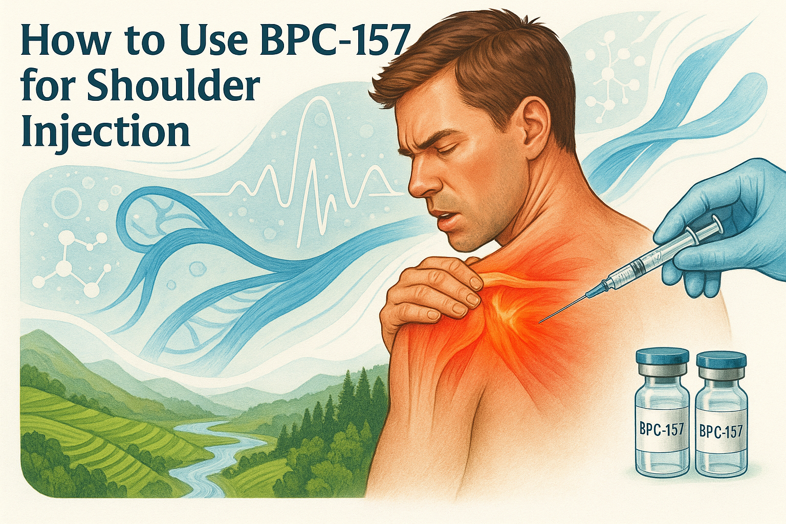 Step-by-step guide for injecting BPC-157 into the shoulder