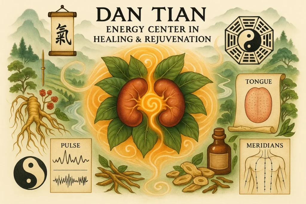 Dan Tian energy center, health, Chinese medicine, Qi regeneration