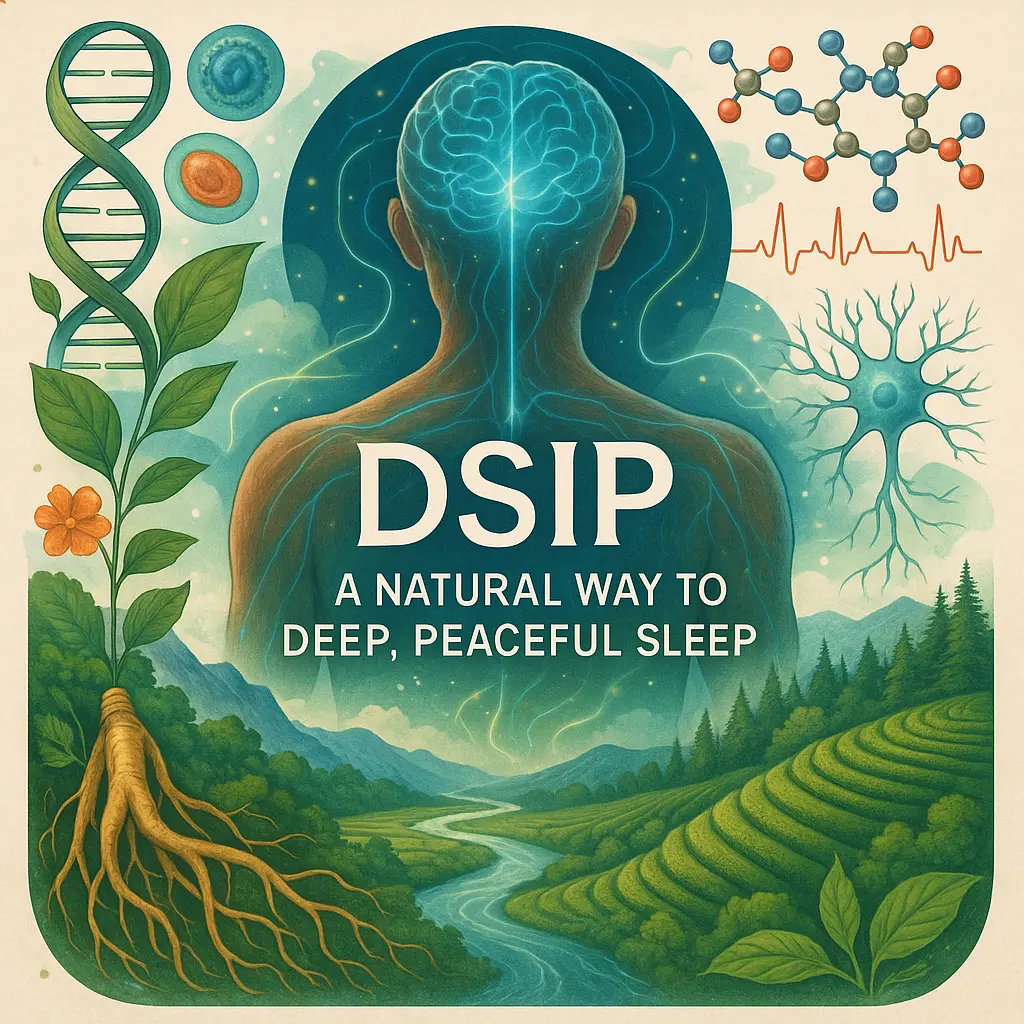 DSIP peptide for natural recovery and restful sleep